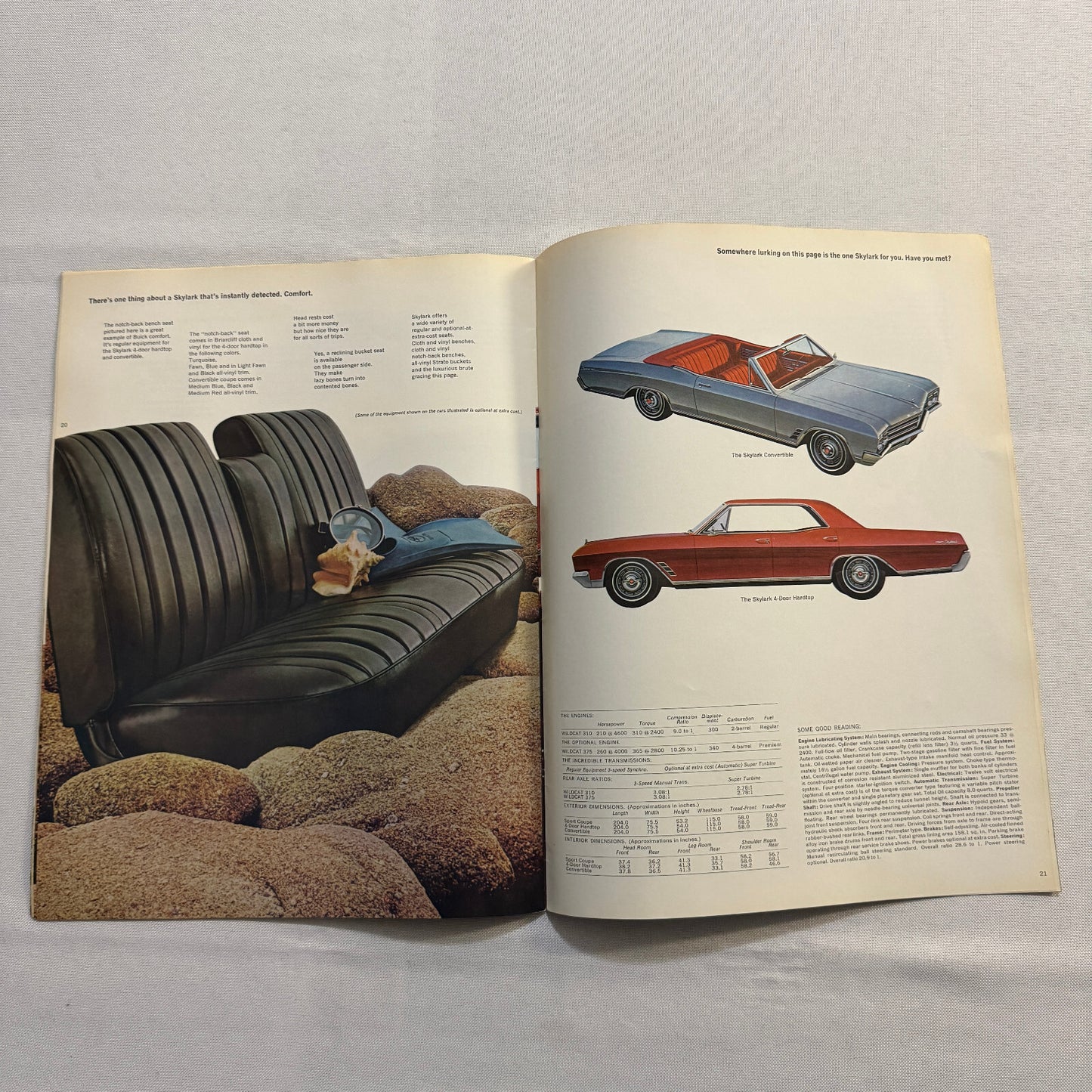 1966 Buick Sales Brochure Catalog Riviera Electra Wildcat LeSabre Skylark +
