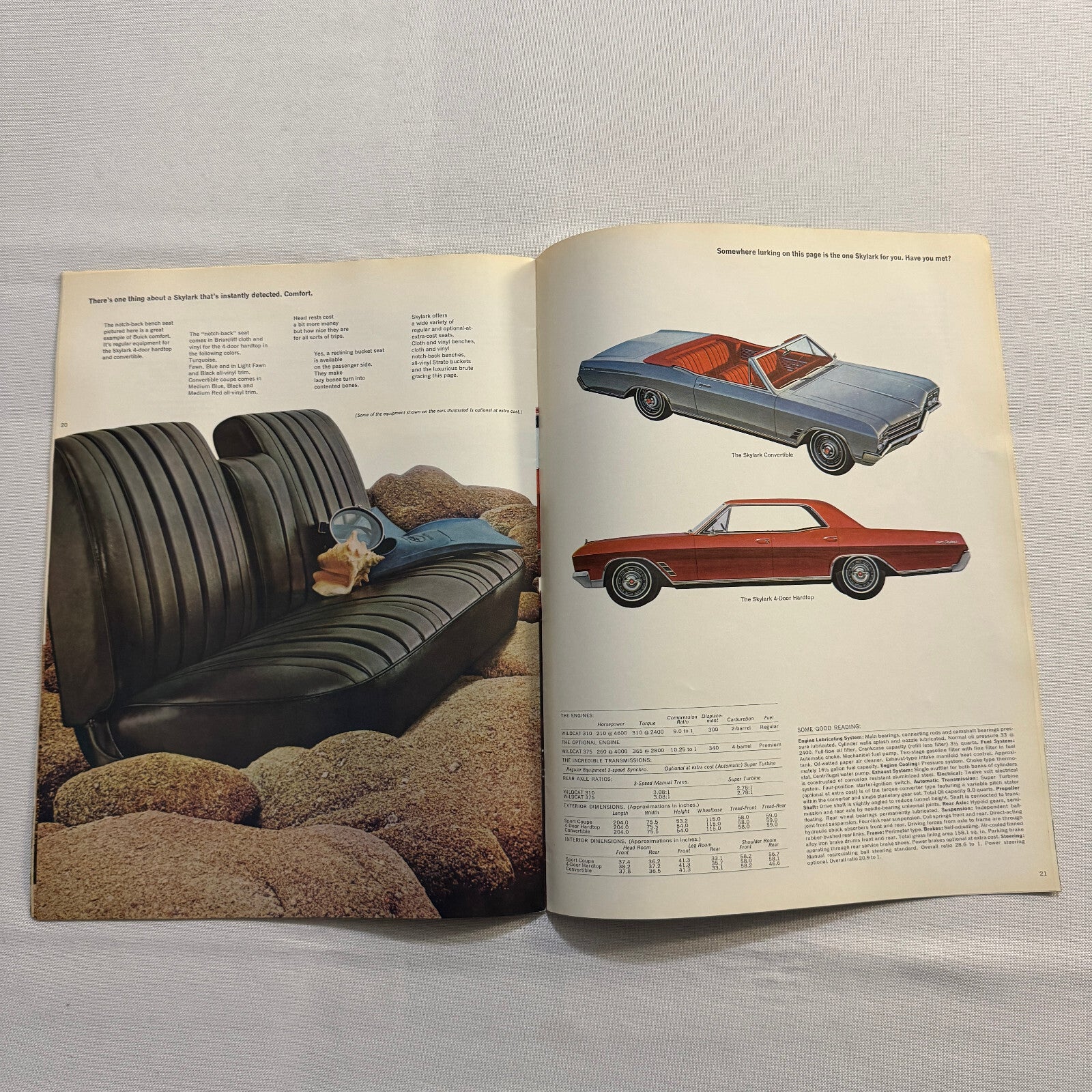 1966 Buick Sales Brochure Catalog Riviera Electra Wildcat LeSabre Skylark +