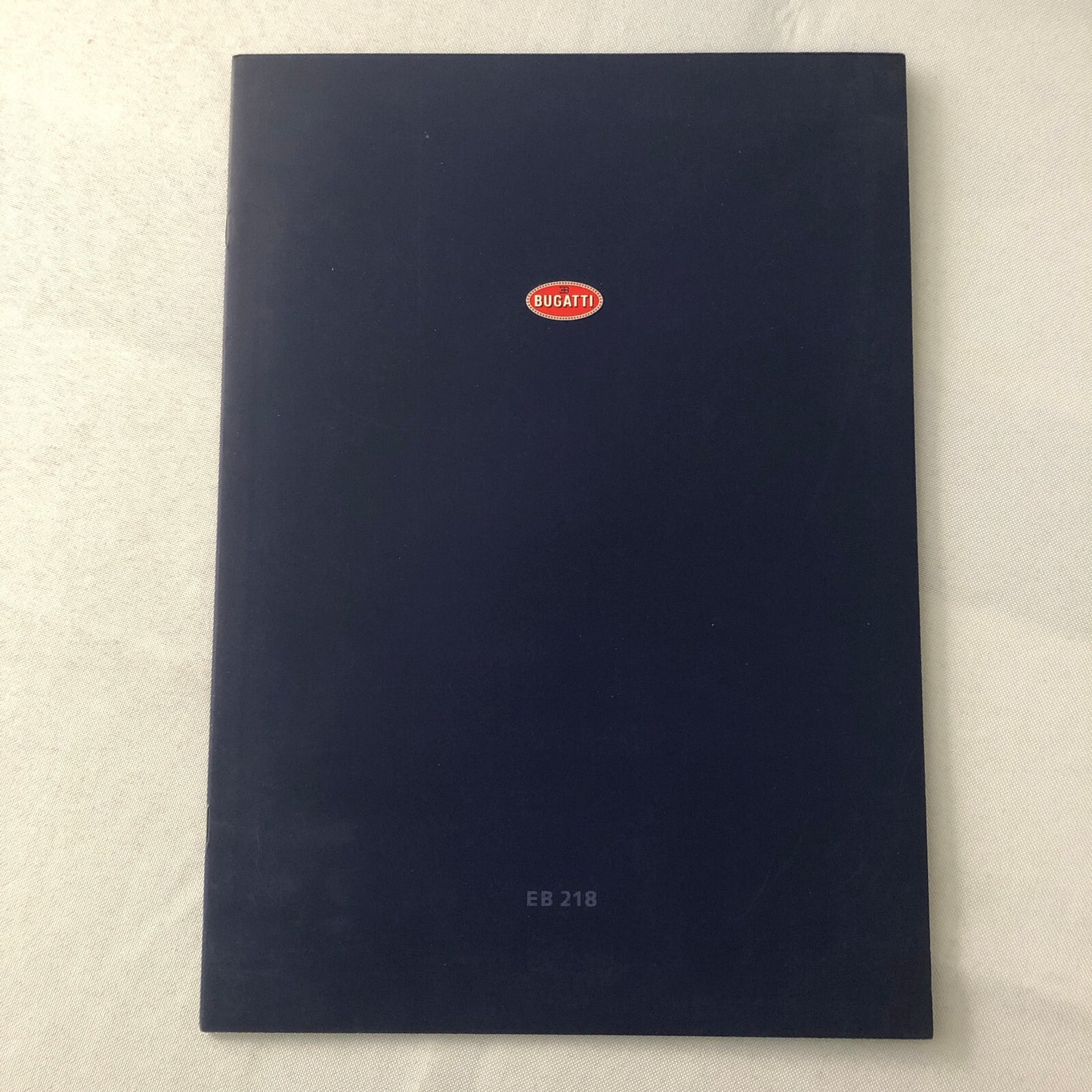 Bugatti EB 218 Concept Car Sales Brochure Catalog Bugatti EB218