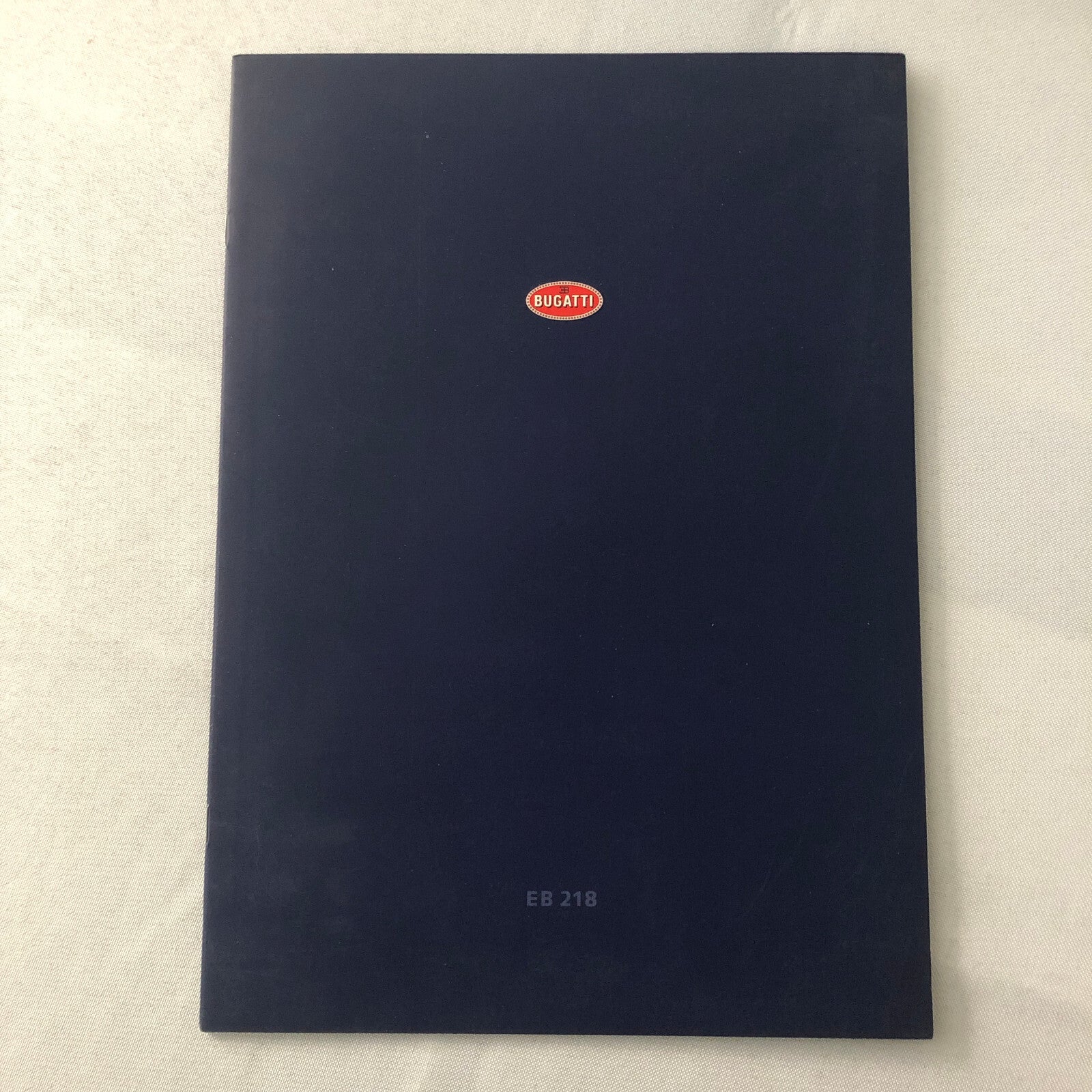 Bugatti EB 218 Concept Car Sales Brochure Catalog Bugatti EB218