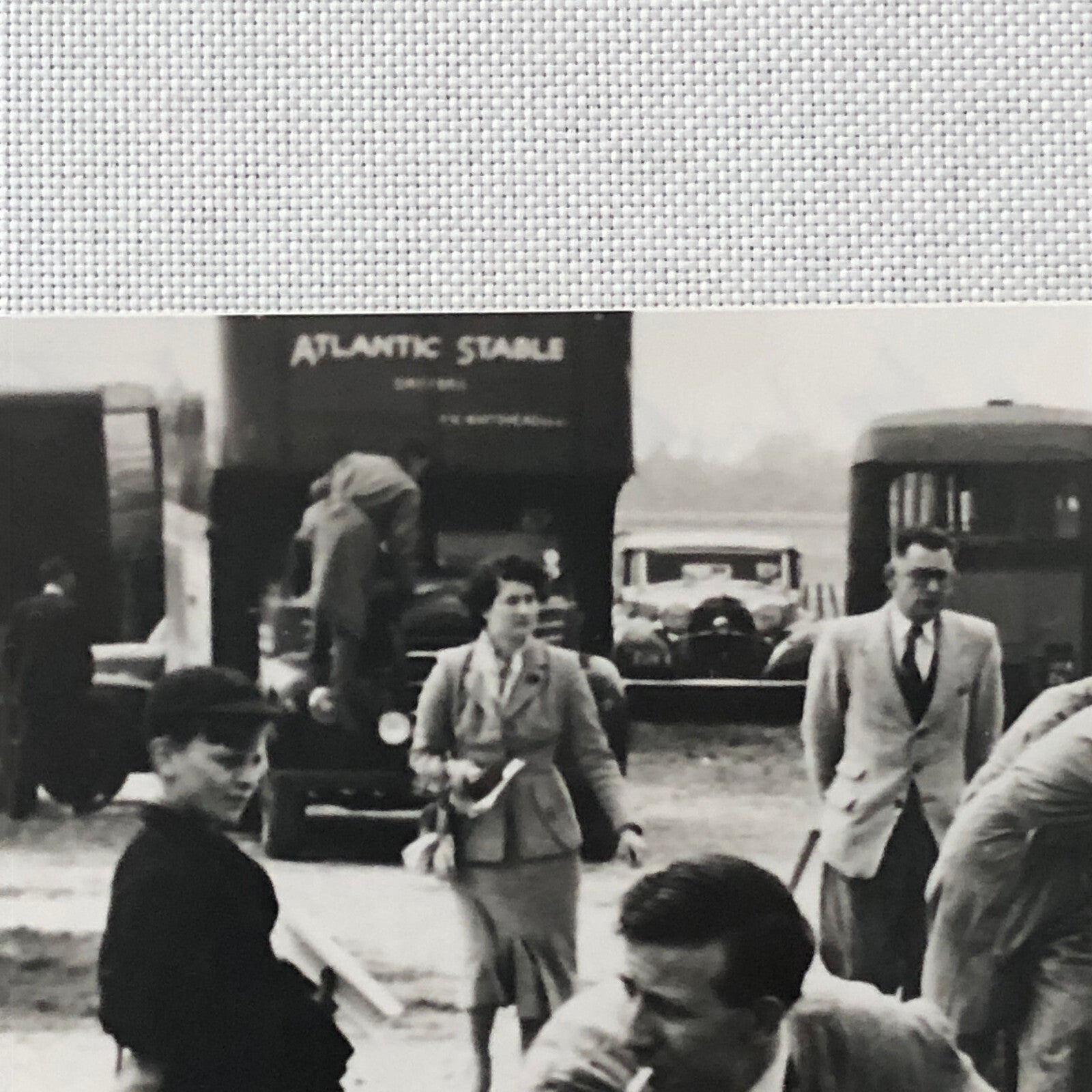 Racing Photo Photograph BRM V16 Mark II Car Silverstone 1950 Race