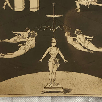 Circus Performer Postcard Post Card Acrobat Act 5 Meerwald Sisters