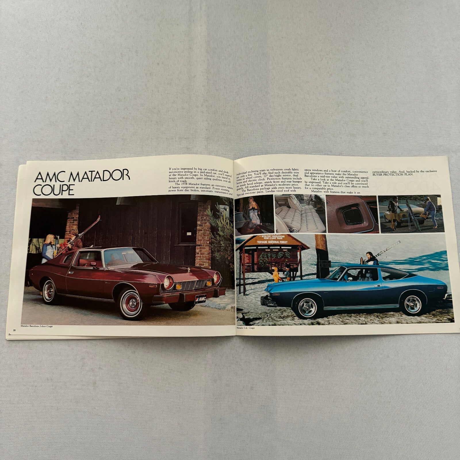 1978 AMC Car Sales Brochure Catalog AMC Concord Pacer Gremlin AMX Matador
