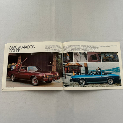 1978 AMC Car Sales Brochure Catalog AMC Concord Pacer Gremlin AMX Matador