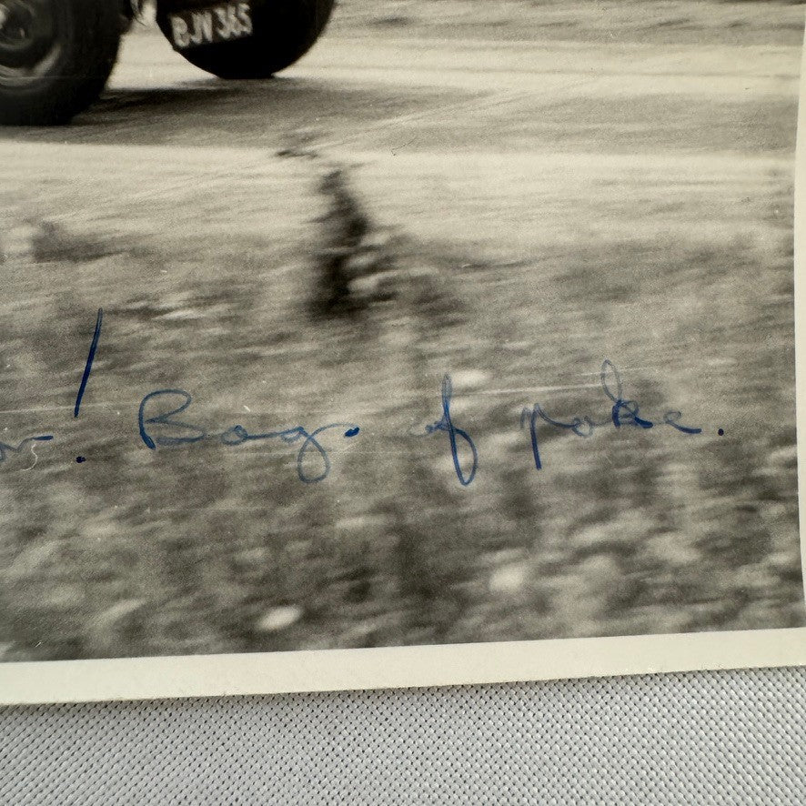 Vintage Allard Car Racing Photo Photograph Possibly Signed Pete Moore