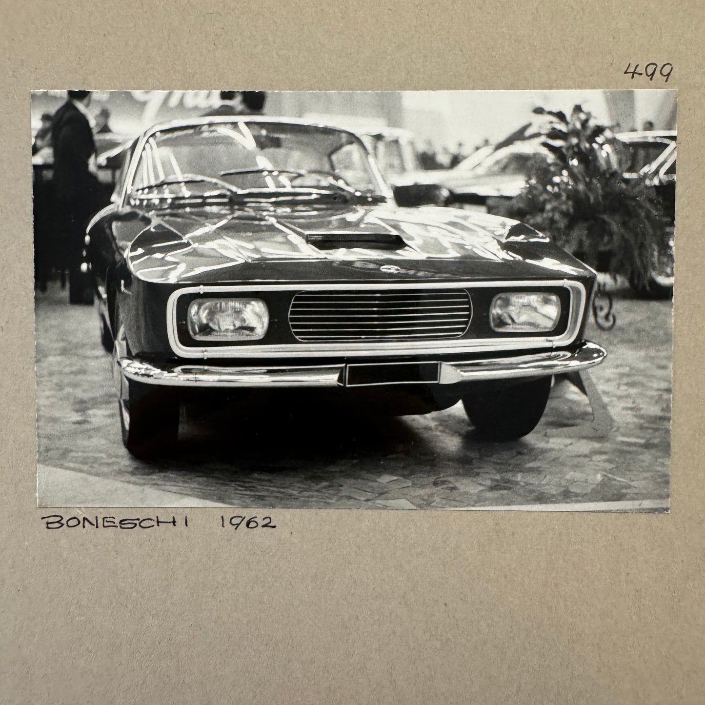 1962 Carozzeria Coachbuilder Coupe Concept Car Vintage Photograph Alfa Romeo