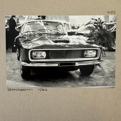 1962 Carozzeria Coachbuilder Coupe Concept Car Vintage Photograph Alfa Romeo