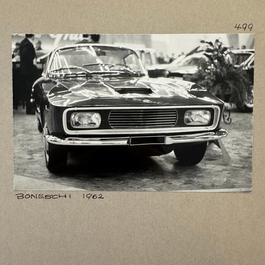 1962 Carozzeria Coachbuilder Coupe Concept Car Vintage Photograph Alfa Romeo