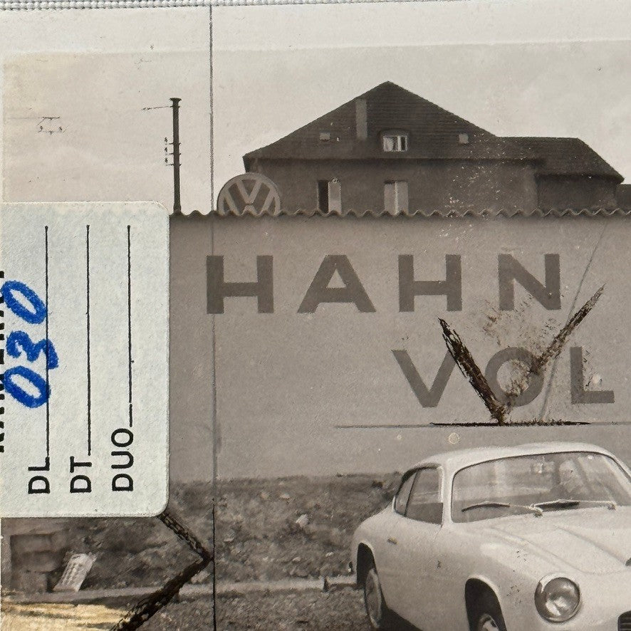 Vintage Lancia Car Photo Photograph Print Volkswagen Dealer Coachbuilder