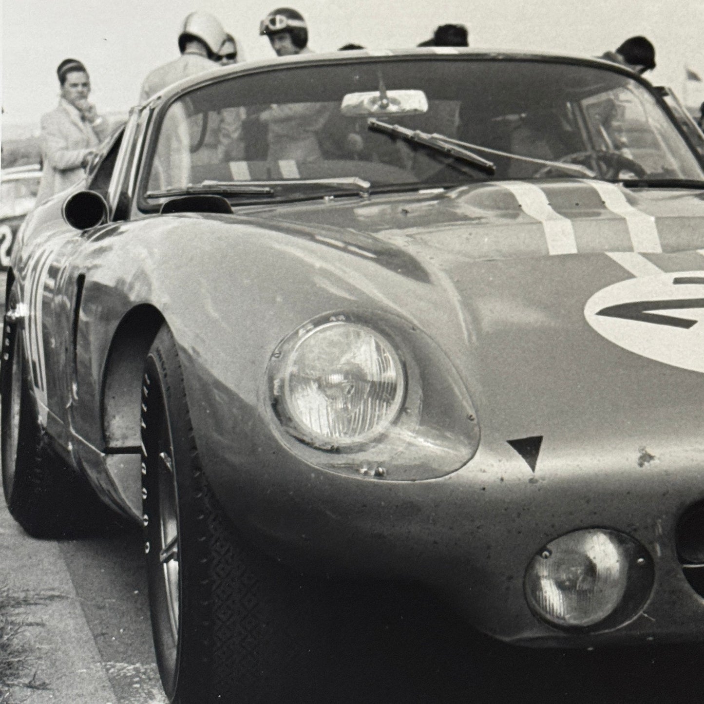 Vintage Racing Photo Photograph Dan Gurney Goodwood Cobra Daytona Modern Print