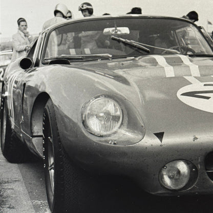 Vintage Racing Photo Photograph Dan Gurney Goodwood Cobra Daytona Modern Print