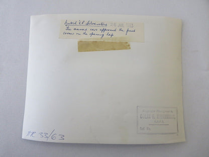 Vintage 1963 Racing Photograph Photo - British Grand Prix Silverstone Cars 