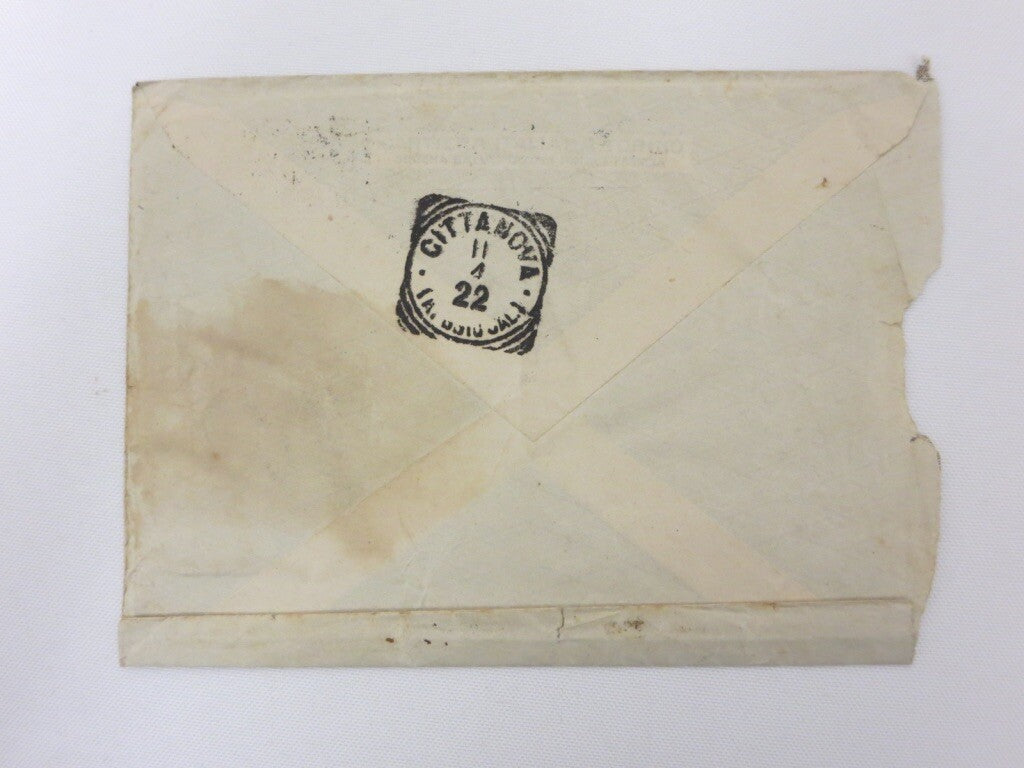 Vintage SCAT Società Ceirano Automobili Torino Car Company ENVELOPE Stamp