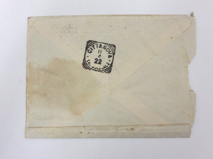 Vintage SCAT Società Ceirano Automobili Torino Car Company ENVELOPE Stamp