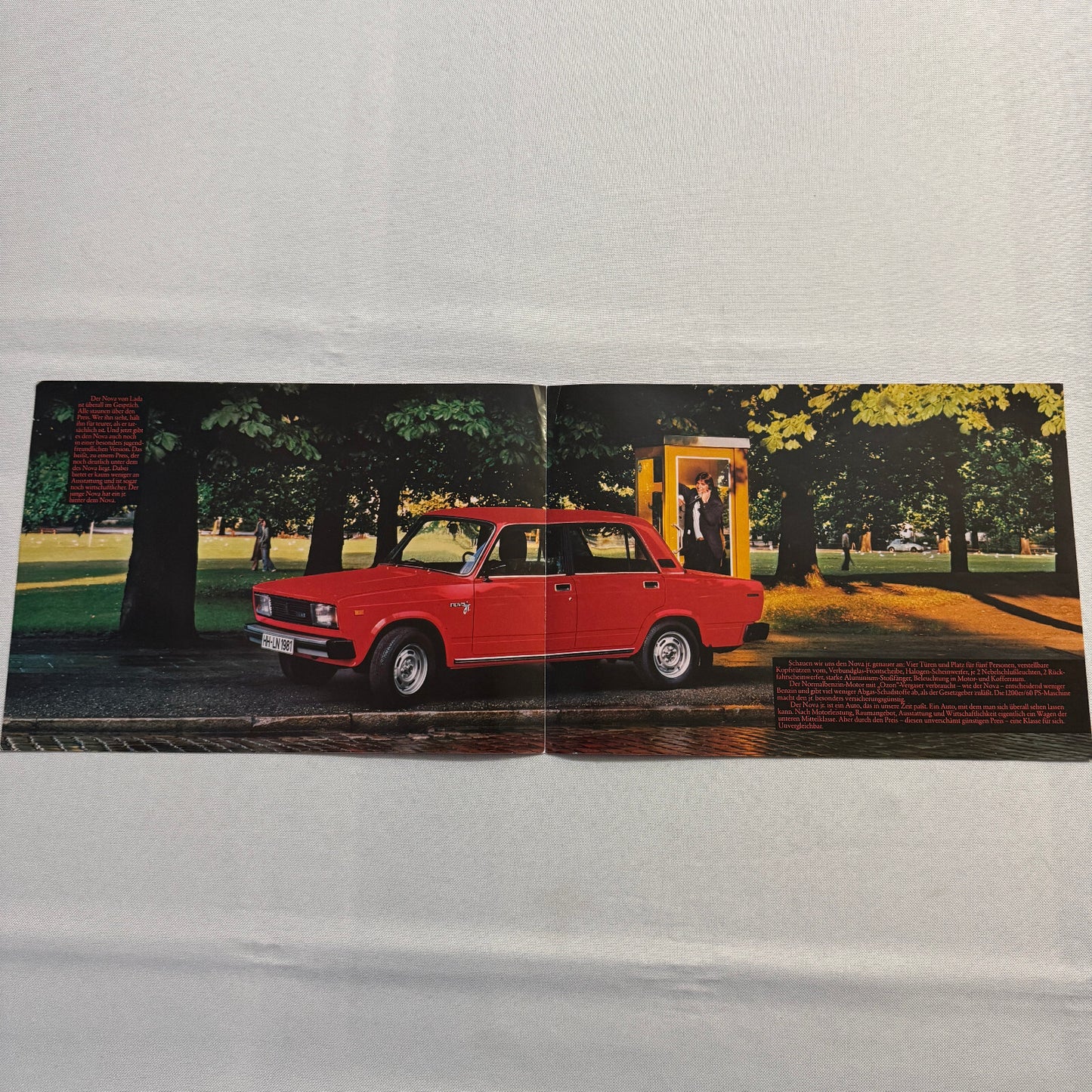 Lada Nova Jr Car Sales Brochure Catalog Advertising German Text European