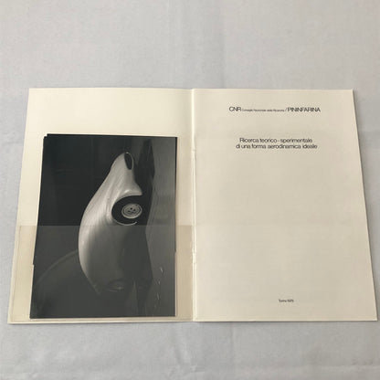Pininfarina CNR Concept Car Prototype Sales Brochure Catalog Photos Italian
