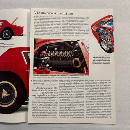 Ferrari 250 GTO Magazine Insert Poster Bilen Motor Sport