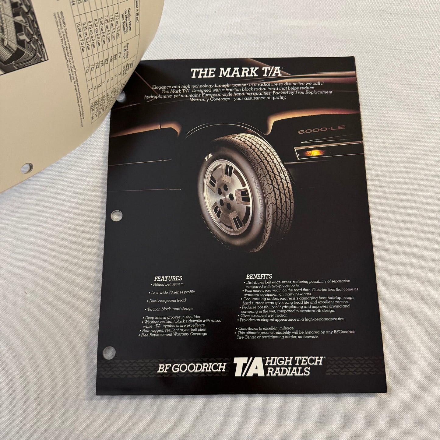 BF Goodrich Mazda Lola T616 Racing Press KIt Brochure Lola T-616 Jim Busby +