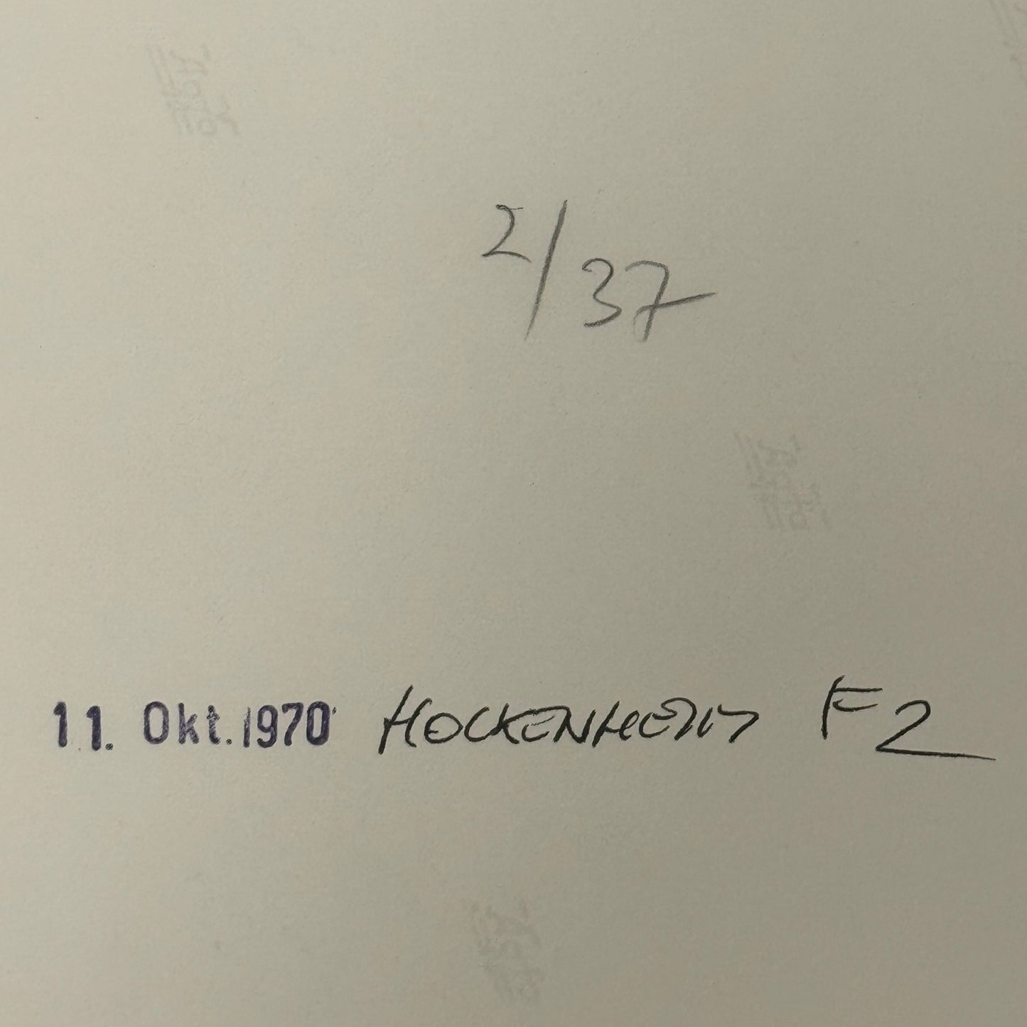 Vintage Racing Photo 1970 Hockenheim F2 Race Derek Bell Driver Motorsport