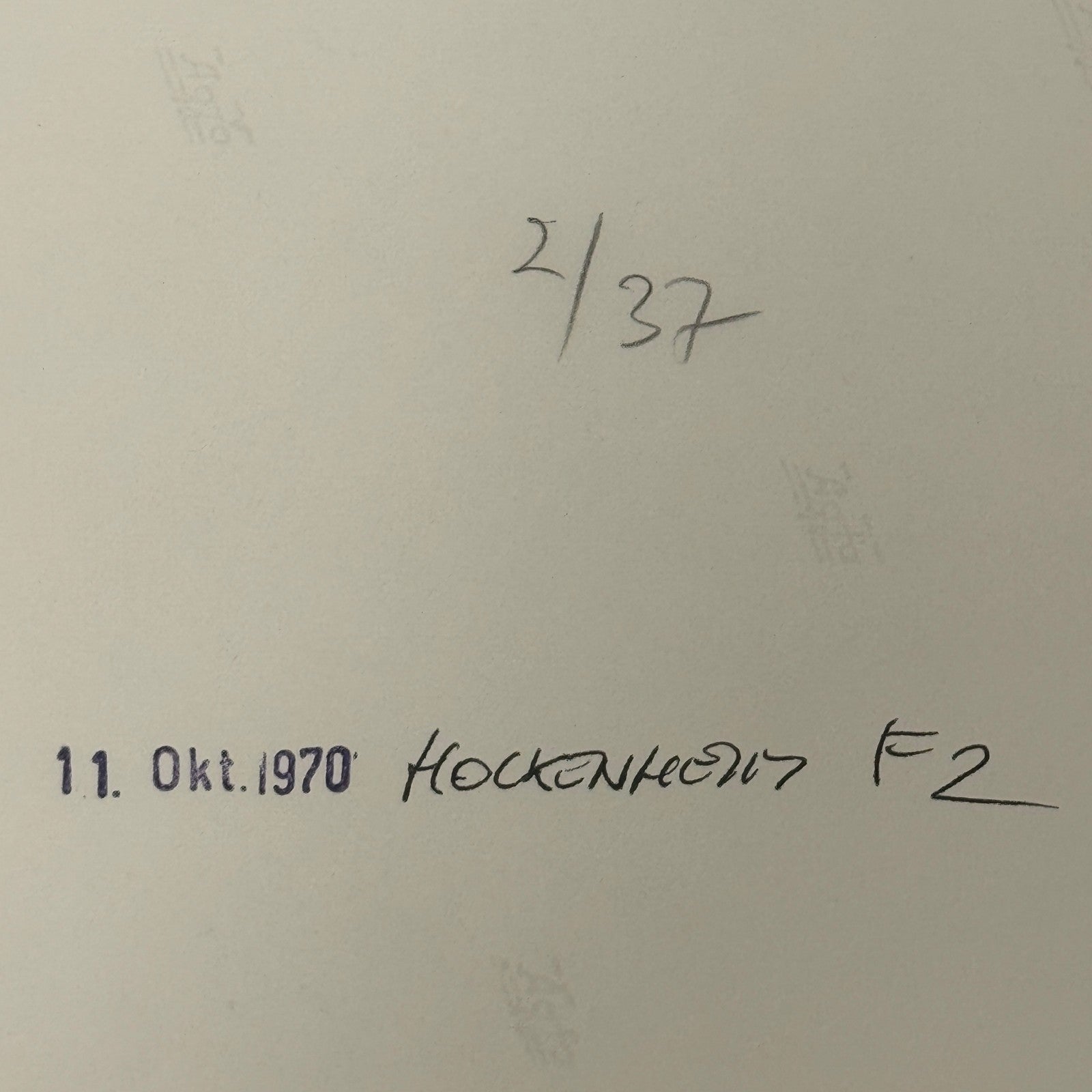 Vintage Racing Photo 1970 Hockenheim F2 Race Derek Bell Driver Motorsport