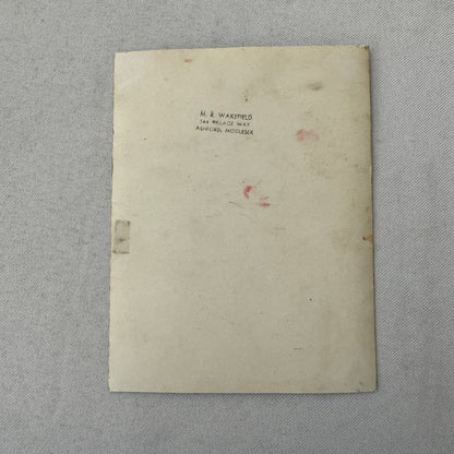 Vintage Circus Acrobat Balancing Act Photo Photograph M.R. Wakefield Middlesex