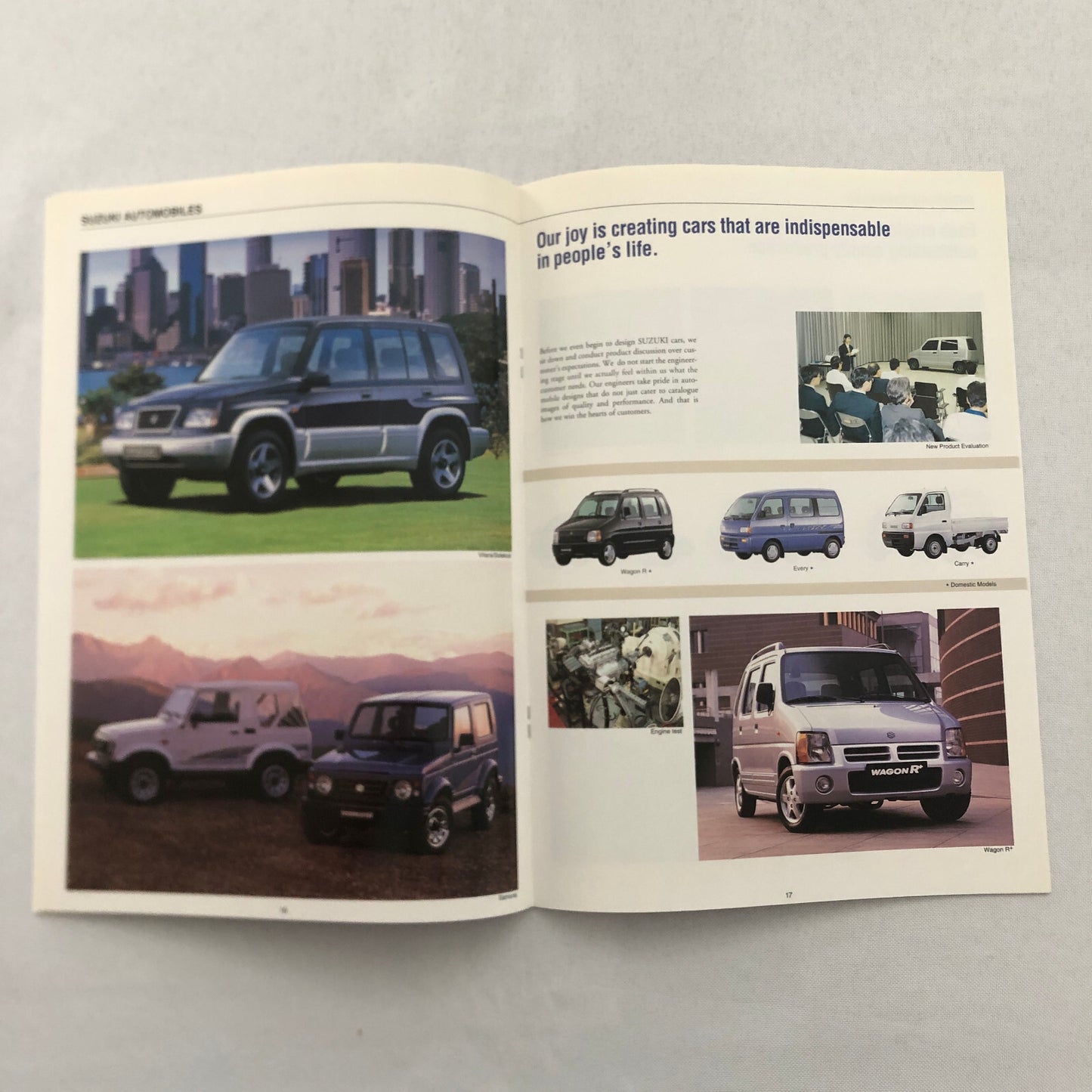 Suzuki Grand Vitara 4x4 Press Kit Brochure Photos 35MM Slides 1998