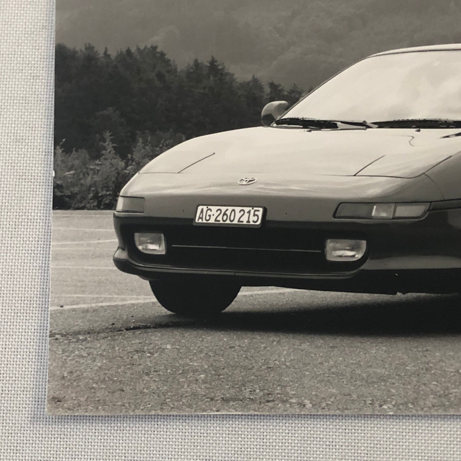 Vintage Toyota MR2 Car Factory Press Photo Photograph