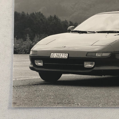 Vintage Toyota MR2 Car Factory Press Photo Photograph