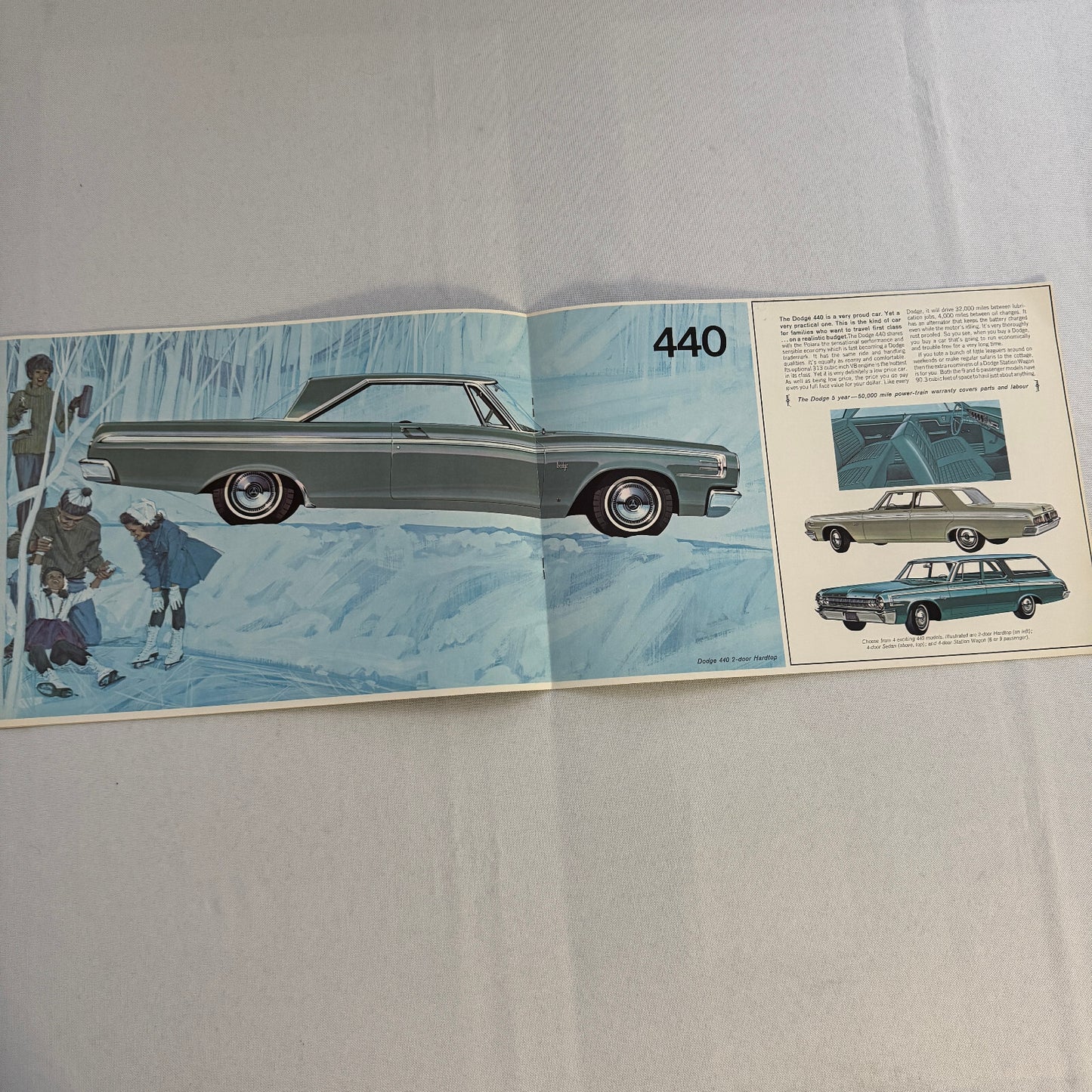 1964 Dodge Car Sales Brochure Catalog Polara 440 330 Vintage Advertising