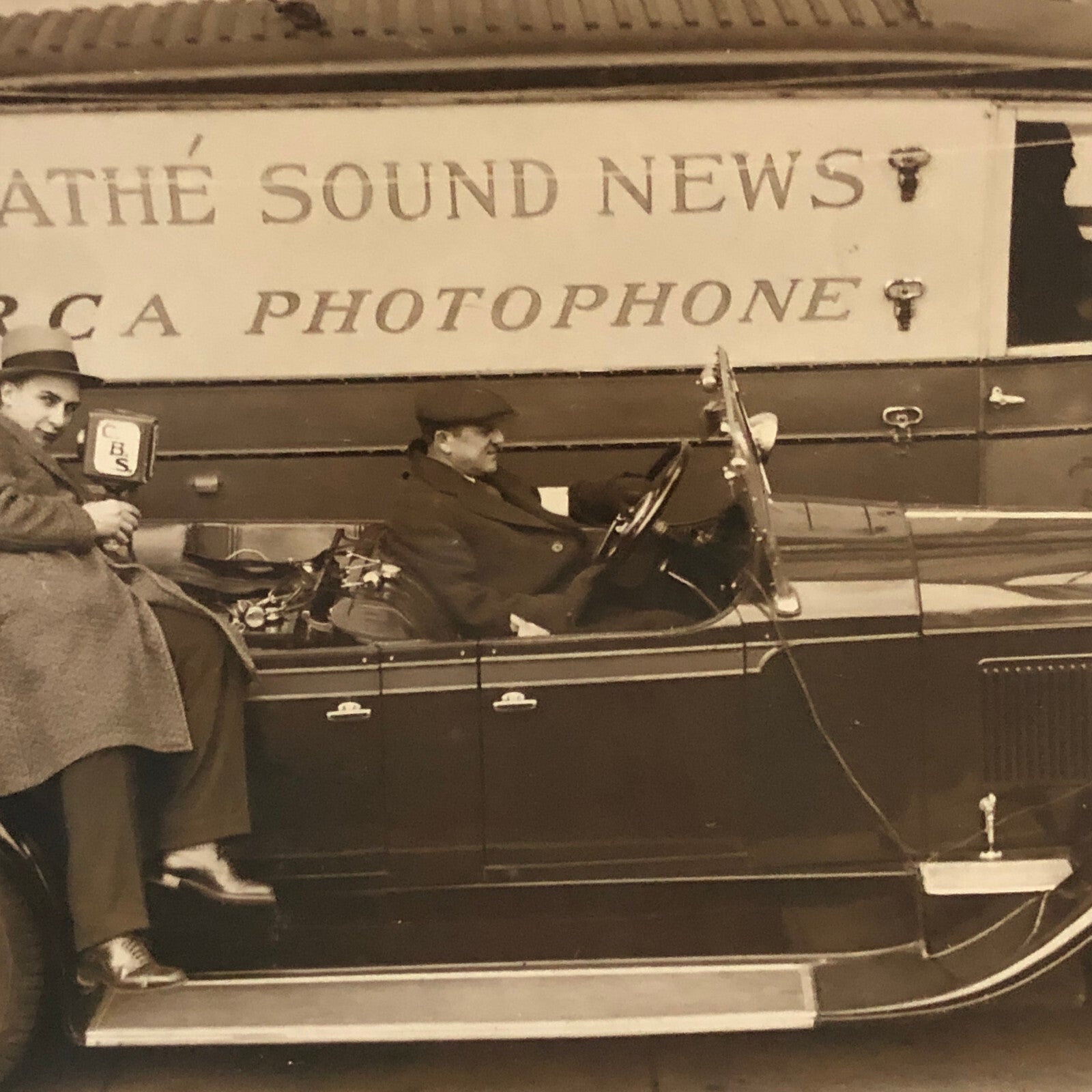 Press Photo President Franklin Roosevelt Inauguration Parade RCA Radio Car 1933
