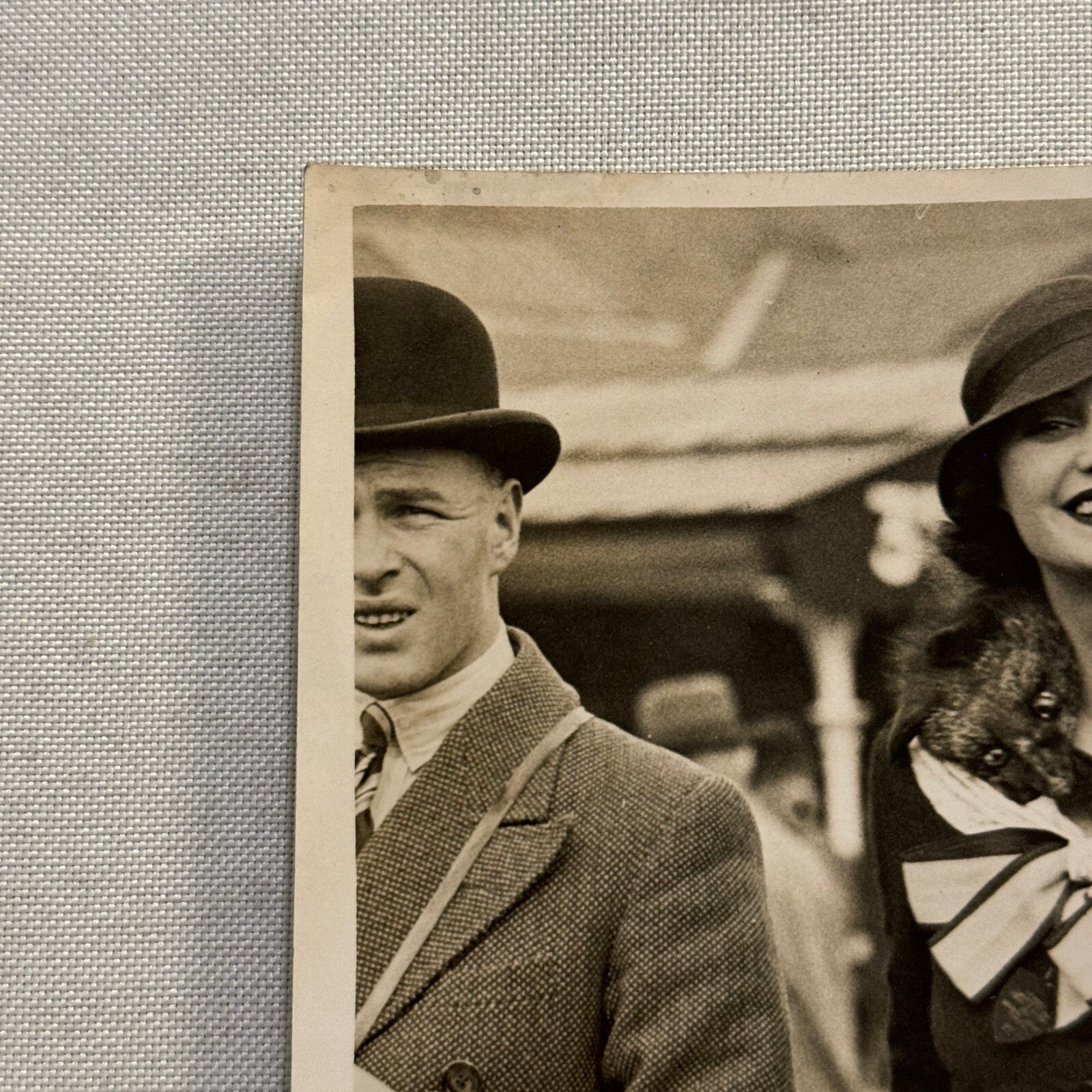 Beautiful Society Woman at Aintree Great Britain UK Press Photo Photograph 1933