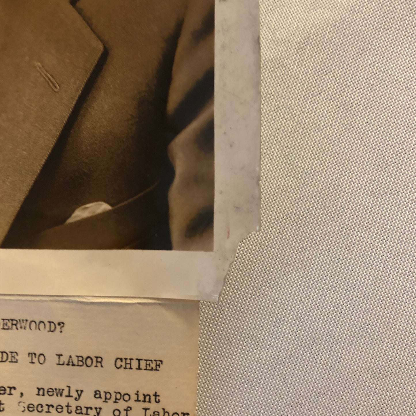 Press Photo Photograph Assistant Secretary of Labor Arthur Altmeyer 1934