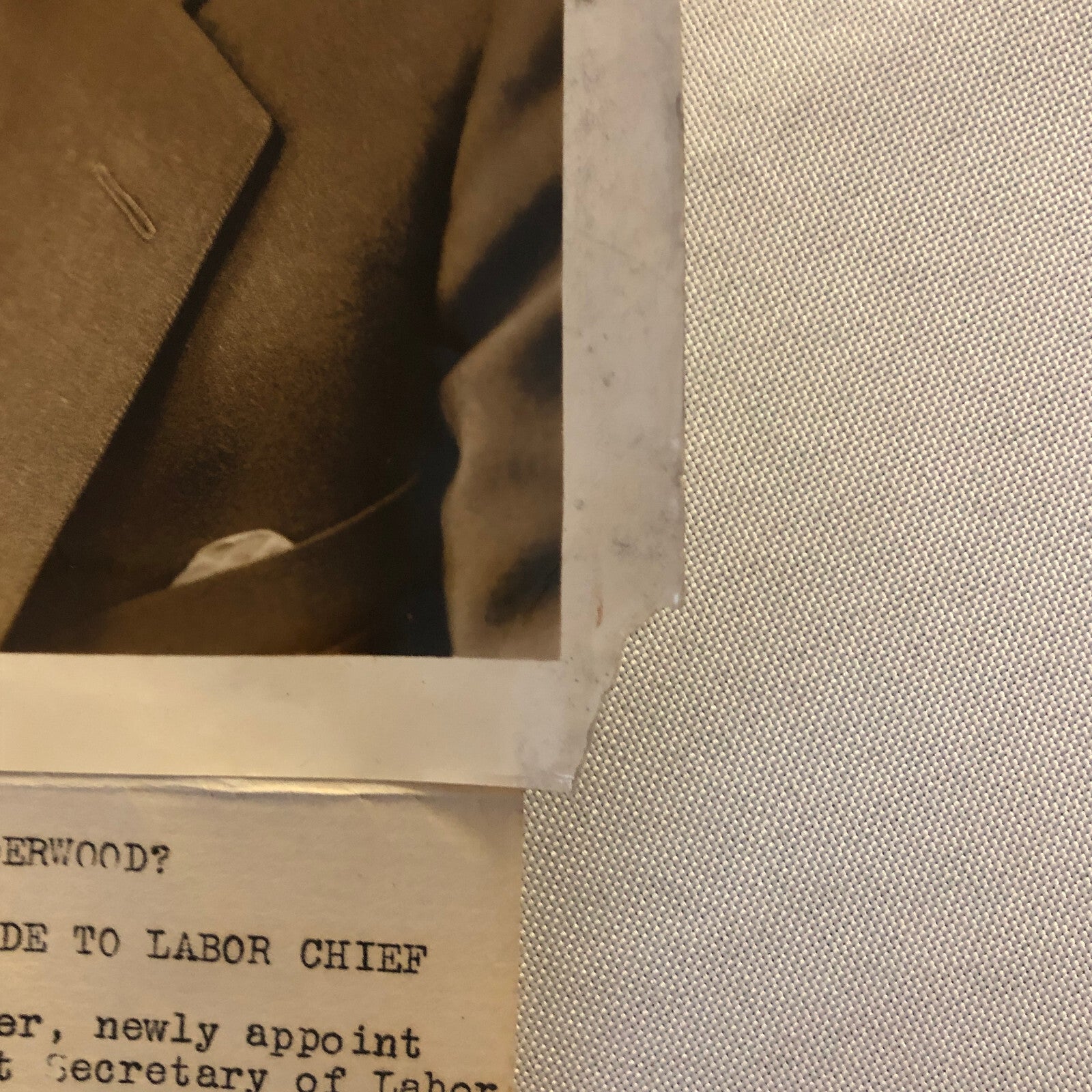 Press Photo Photograph Assistant Secretary of Labor Arthur Altmeyer 1934