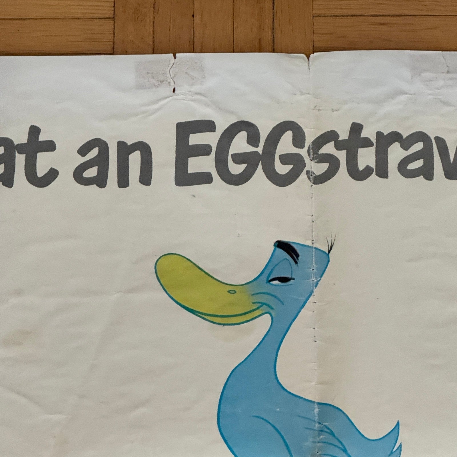 Vintage Disney Movie Poster $1,000,000 Duck Walt Disney Film Million Dollar Duck