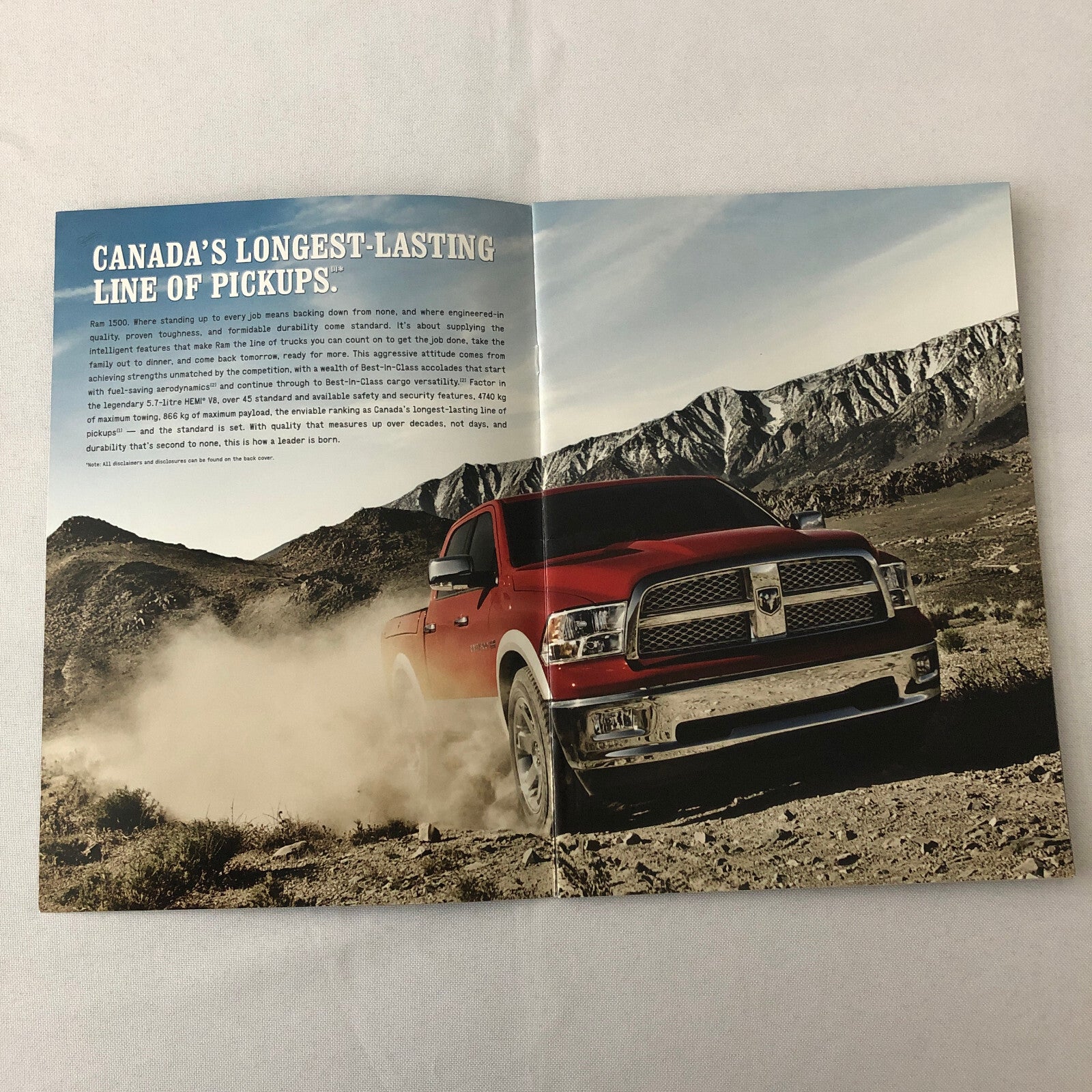 2012 Dodge Ram Pickup Truck Sales Brochure Catalog Big Horn Outdoorsman Laramie 