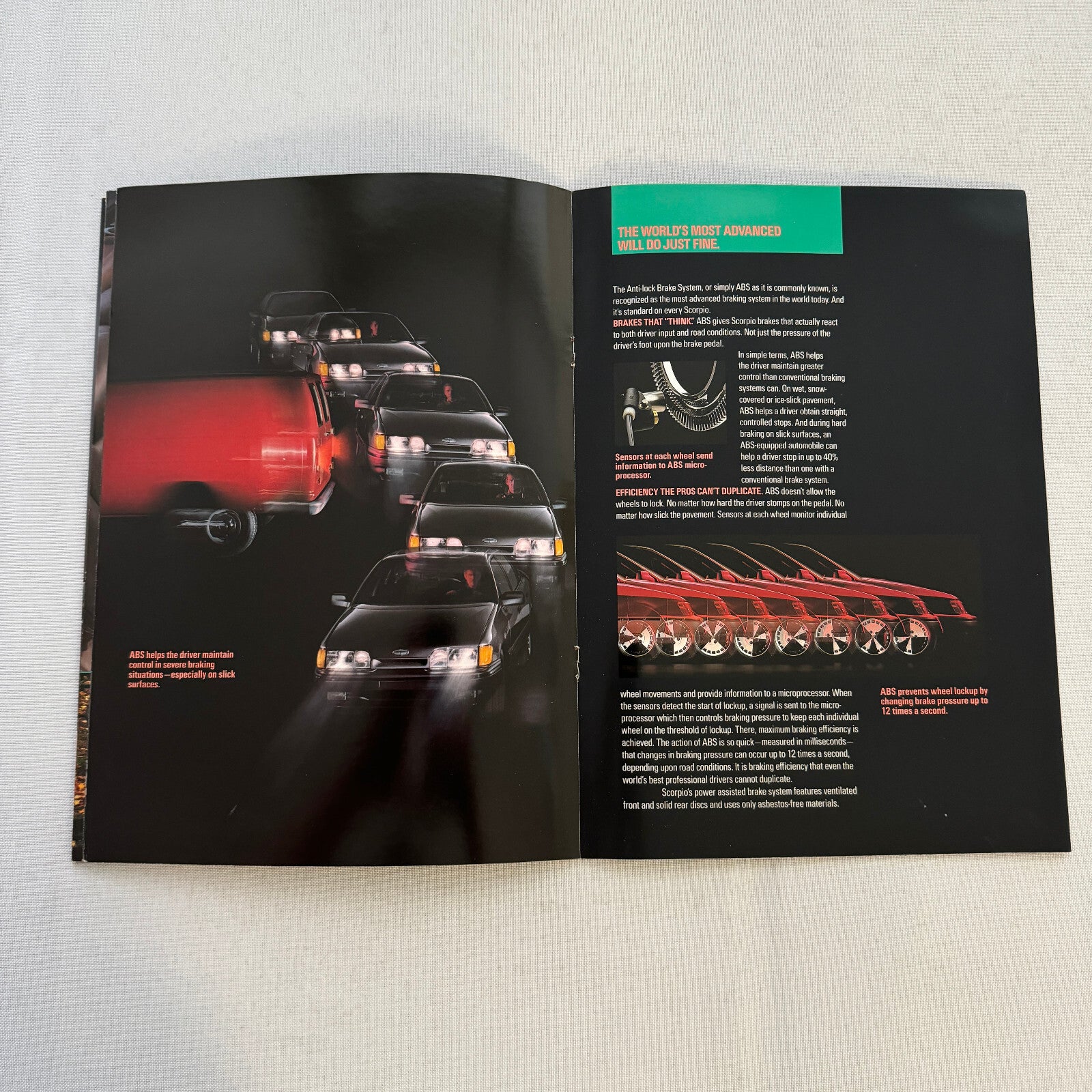 Merkur Scorpio Car Sales Brochure Catalog Advertising