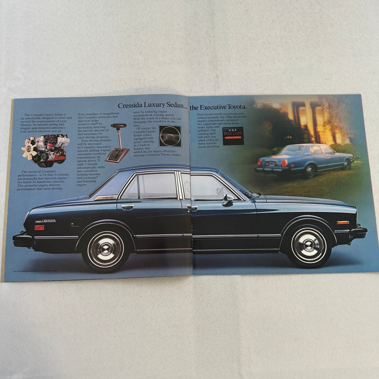 1980 Toyota Cressida Car Sales Brochure Catalog 4 Door Sedan Deluxe Wagon