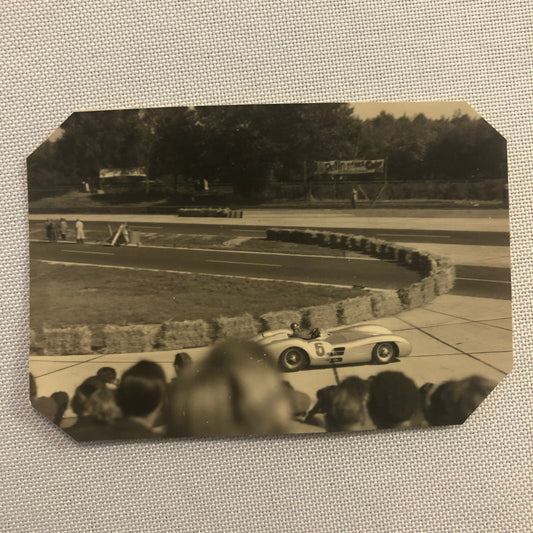 Vintage Racing Photo Photograph Mercedes Benz Car - Tag AL17313
