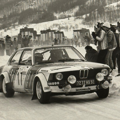 1980 Rallye Monte Carlo Press Photo Photograph DPPI BMW 320i Car
