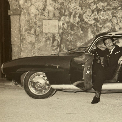 Alfa Romeo Giulietta Sprint Speciale SS Vintage Photograph Photo Print Man Woman