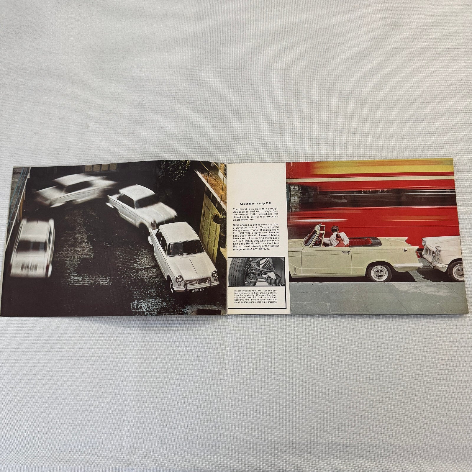 Triumph Herald 1200 Saloon Convertible Estate Wagon Car Sales Brochure Catalog