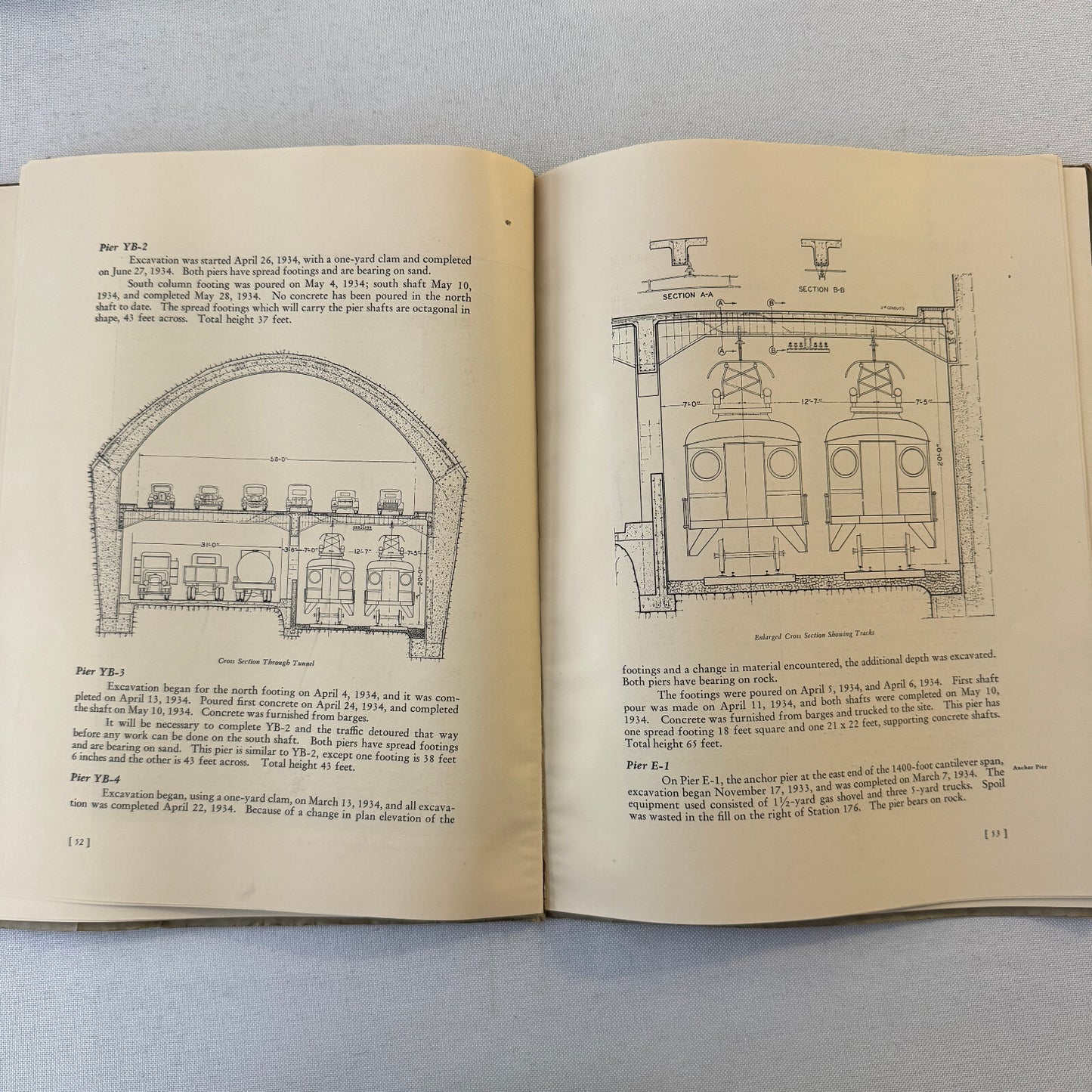San Francisco Oakland Bay Bridge Annual State Report Book Lot 6x 1934 - 1939