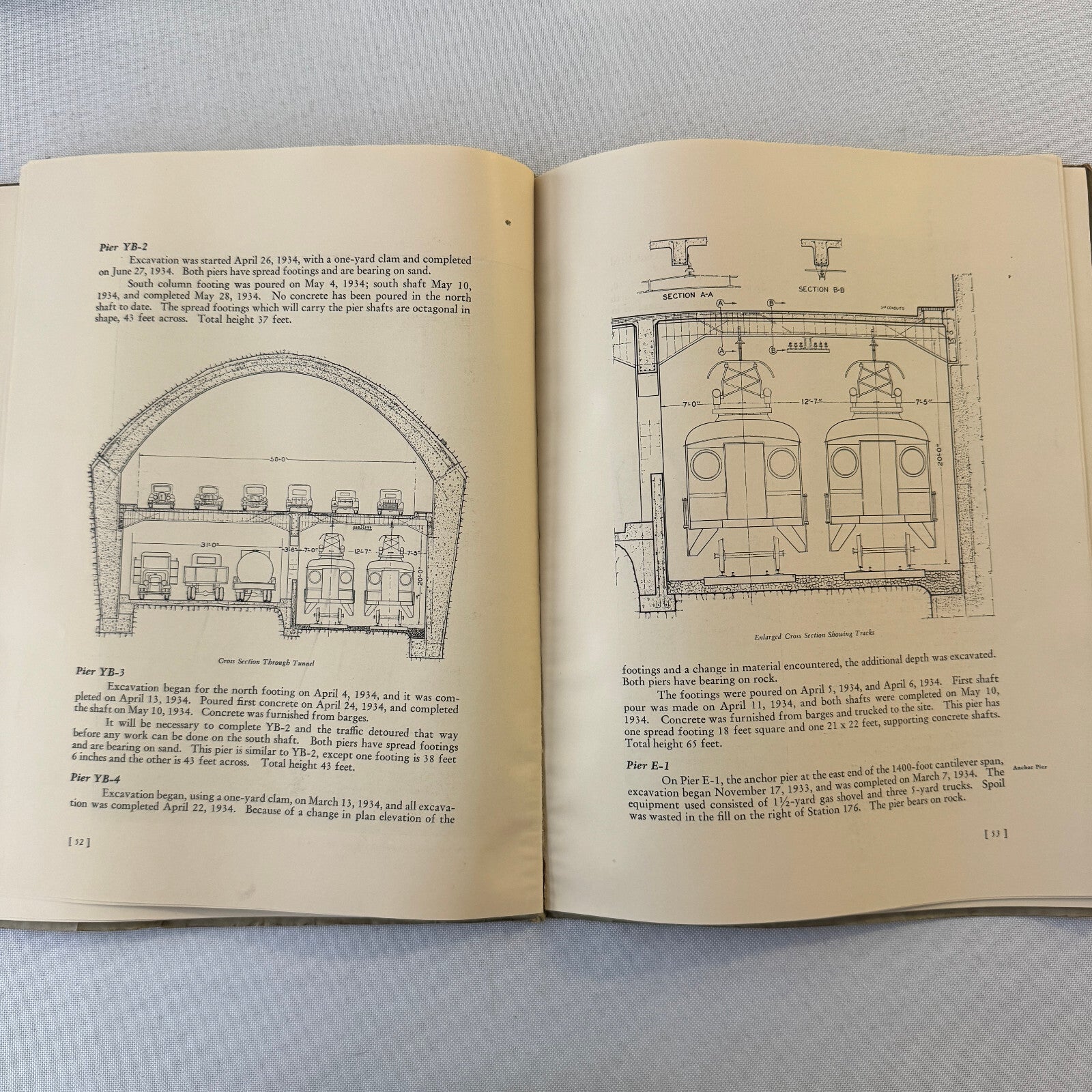 San Francisco Oakland Bay Bridge Annual State Report Book Lot 6x 1934 - 1939
