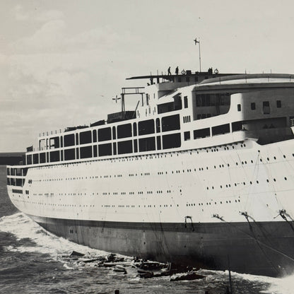 Vintage British Boat Ship Photo Photograph Print RMS Orcades