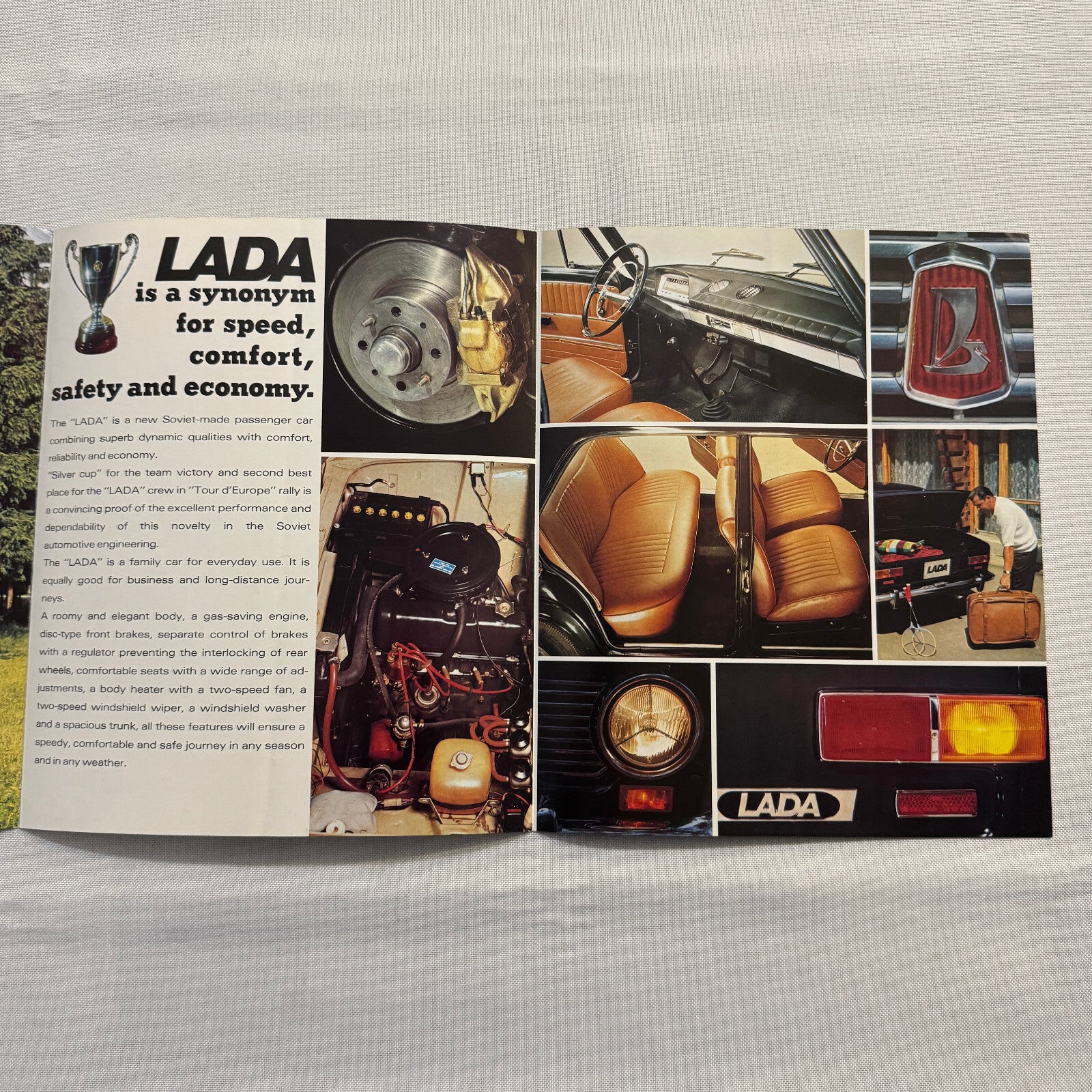 Lada Car Sales Brochure Catalog Advertising Vintage