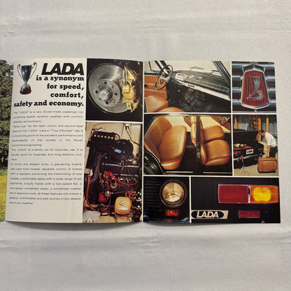 Lada Car Sales Brochure Catalog Advertising Vintage