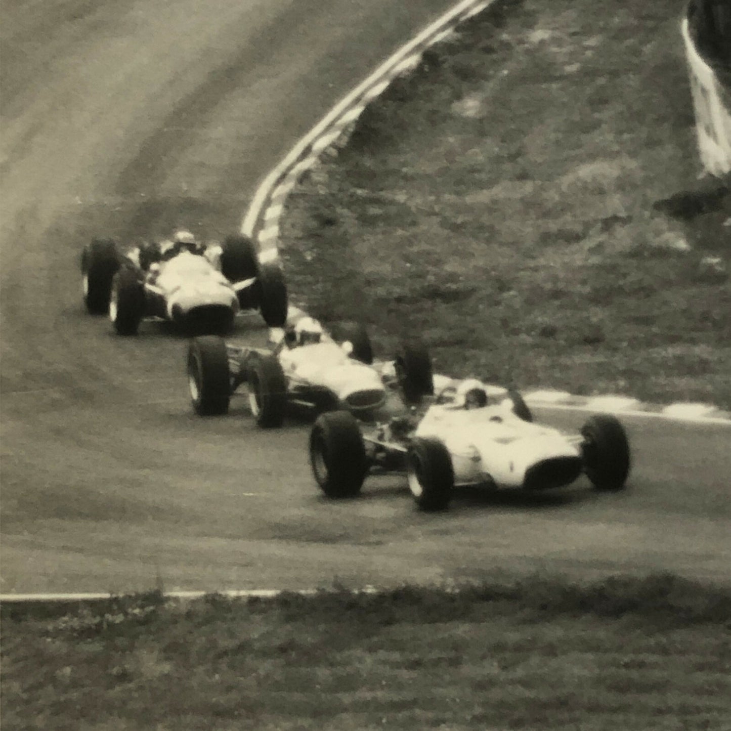 Vintage Grand Prix Car Racing Photo Photograph Print 