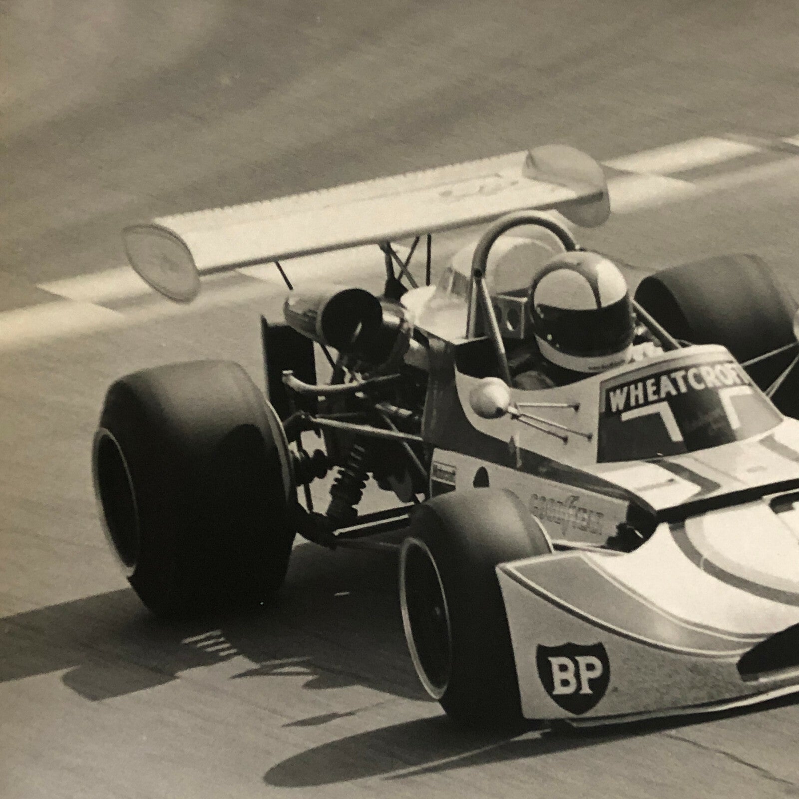 Vintage Racing Car Photo Photograph Print Wheatcroft Racing March 732 