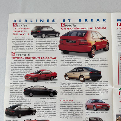 Toyota European Sales Brochure Celica Previa MR Supra 4Runner Land Cruiser 1994