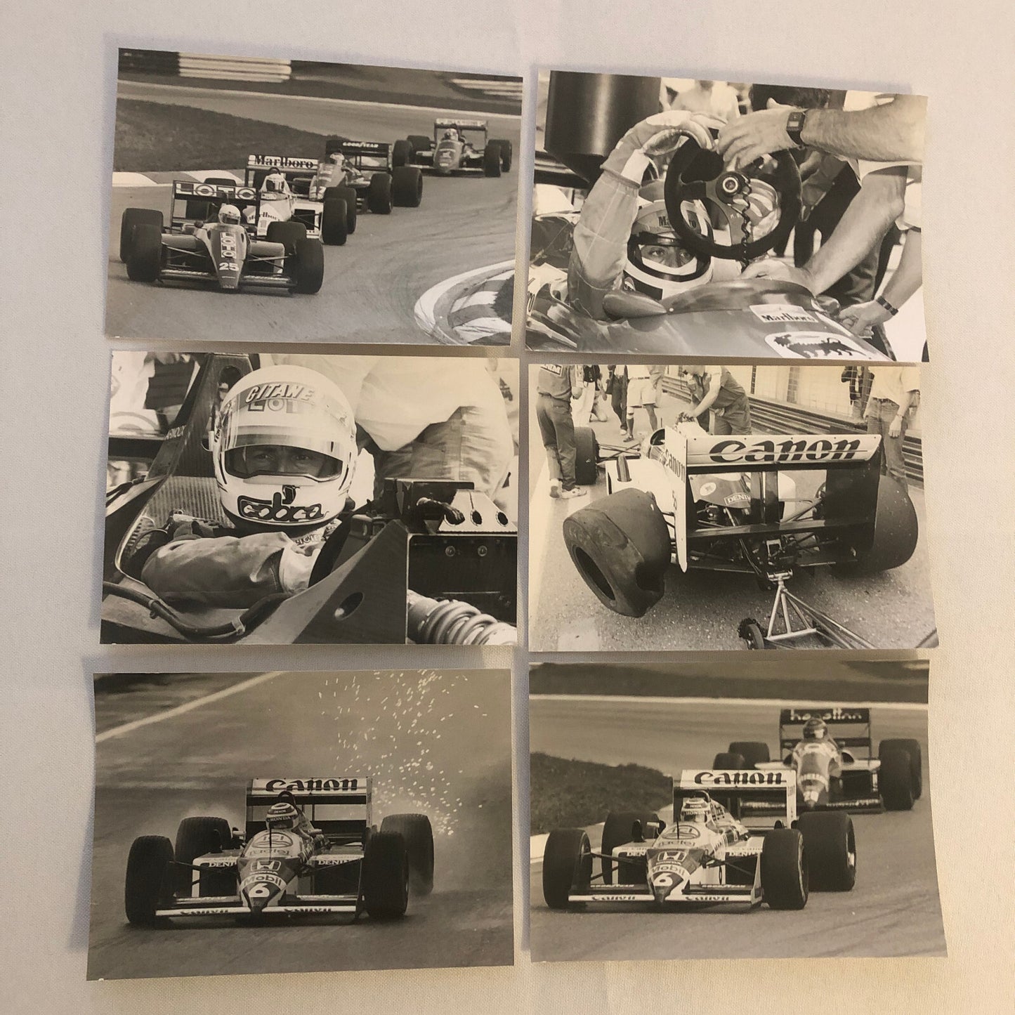 1987 Italian Grand Prix Formula One Racing Photo Lot 40+ Ayrton Senna Prost +